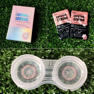 LENSME Cocktail Sakura Sakura Pink(月拋)